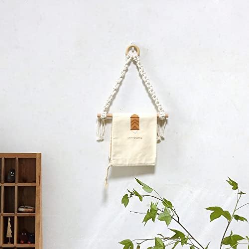 Macrame Wall Hanging Decorative Kitchen Tissue Toilet Paper Holder