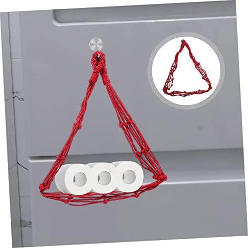 2Pcs Space-Saving Wall-Hanging Toilet Paper Holder for Bathroom