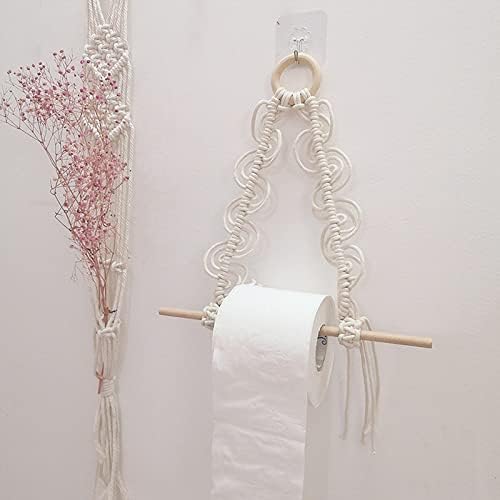 Fuzzy Boho-Style Toilet Paper Holder