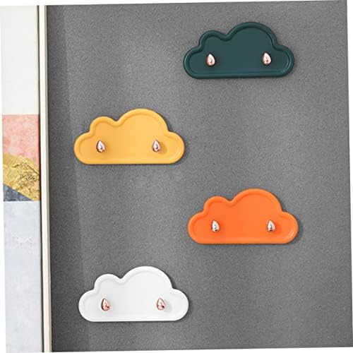 Angoily 4-Pack Adhesive Bathroom Wall Hangers