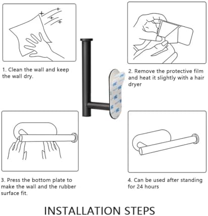 The HOLITIN Black 2-Piece Tissue Holder Set