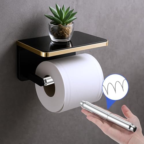 Stainless Steel Toilet Roll Holder Spring Roller Replacement Durable Sleek