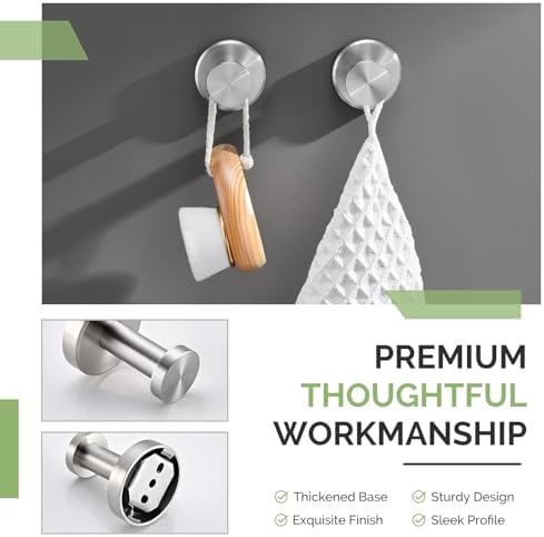 Angle Simple 2-Pack Stainless Steel Bathroom Towel Hook