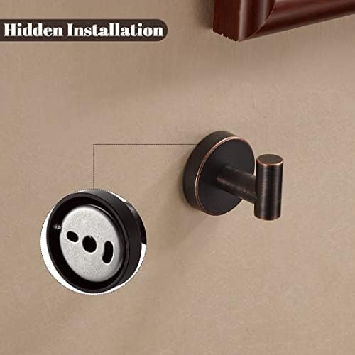 BigBig Home Bronze Towel Hooks Oil rubbed Bathroom Robe Hook for Kitchen
