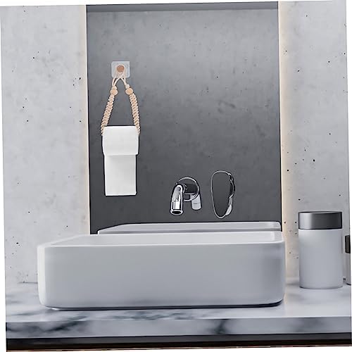 HOLIDYOYO 1pc Cotton Rope Toilet Paper Holder