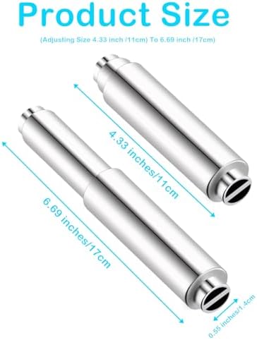 Rust-Free Chrome Toilet Paper Holder Replacement