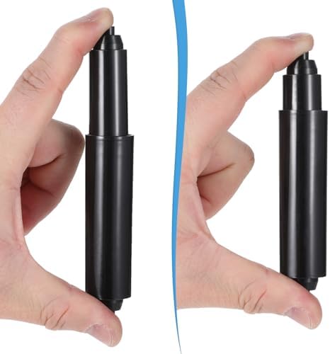 4-Piece Toilet Paper Roller Replacement Rods for Bathroom Black