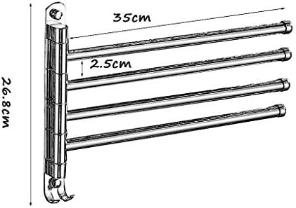 Bathroom Towel Holder with 4 Bars