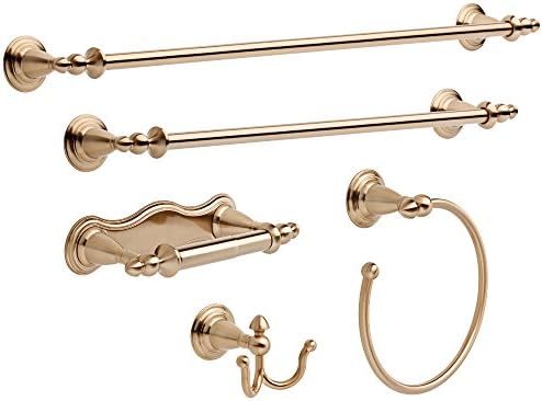 Delta 24-Inch Victorian Bathroom Towel Holder Champagne Bronze