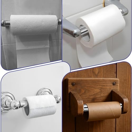 2-Piece Stainless Steel Toilet Paper Holder Replacement Rod