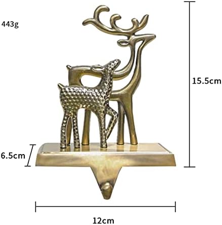 Retro Deer SnowmanChristmas Stocking Holder Holder Set for Bathroom Small Spaces Perfect