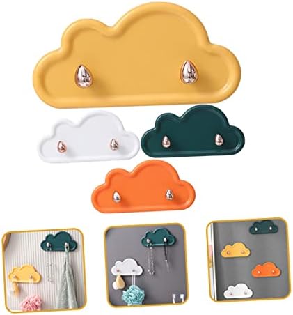 Angoily 4-Pack Adhesive Bathroom Wall Hangers