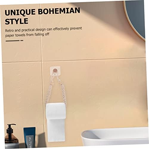 Cotton Rope Holder Wall-Mounted Toilet Paper Rack