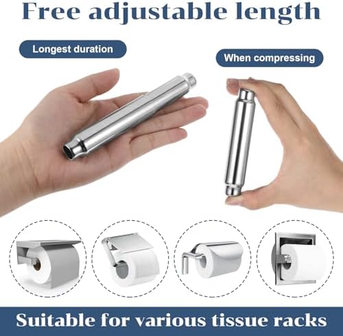 Sturdy Durable Toilet Paper Holder Chrome ElevateTech