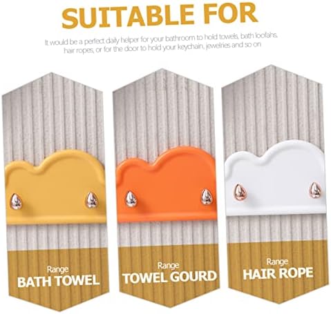 ARTIBETTERCloud Key Hook Durable Smooth Wall Hanging for Towels More