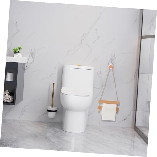 Rustic Wall-Mounted Toilet Paper Holder Tissue Rack for Bathroom