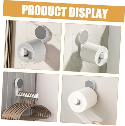 Space-Saving Wall-Mounted Toilet Paper Towel Holder