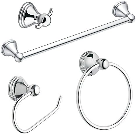 Moen Preston 4-Piece Accessory Set Essential Bathroom Essentials
