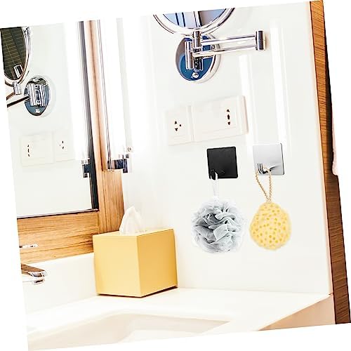 4-Piece Chrome Towel Hooks - Heavy Duty Wall-Mounted Bathroom Towel Hangers