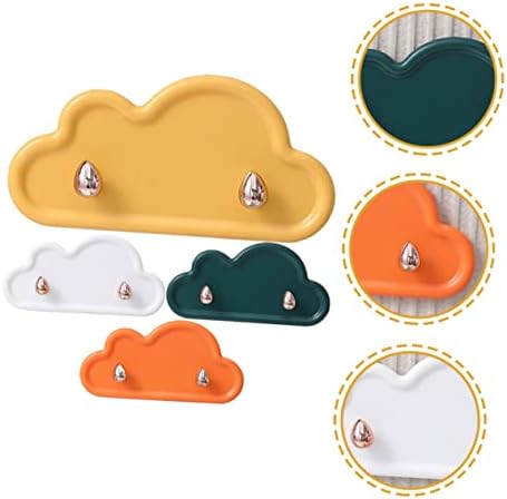 Angoily 4-Pack Adhesive Bathroom Wall Hangers