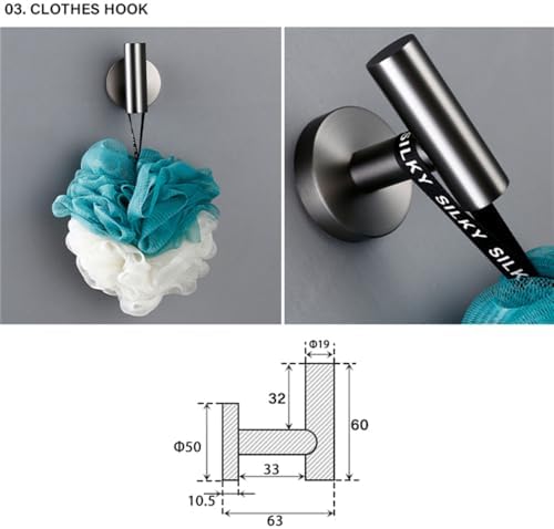 Durable Stainless Steel Towel Holder