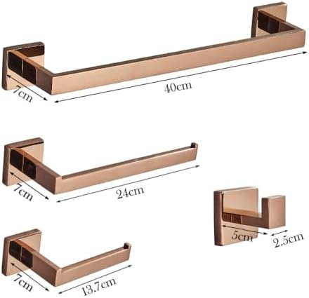 Rose Golden 40cm Towel Rack