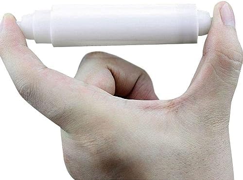 White Toilet Paper Holder Space-Saving Durable Spring roller for Bathroom Essential