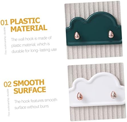 Angoily 4-Pack Adhesive Bathroom Wall Hangers