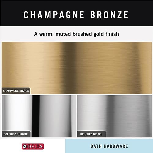 Delta Tetra 1-Pack Bahrain bronzed 24 towel rack for the bathroom
