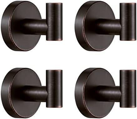 BigBig Home Bronze Towel Hooks Oil rubbed Bathroom Robe Hook for Kitchen