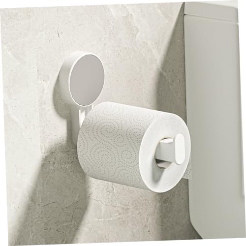Space-Saving White Wall-Mounted Towel Rack for Bathroom