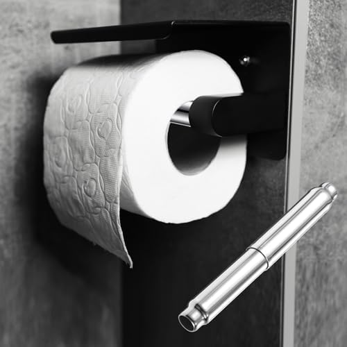 Stainless Steel Toilet Roll Holder Spring Roller Replacement Durable Sleek