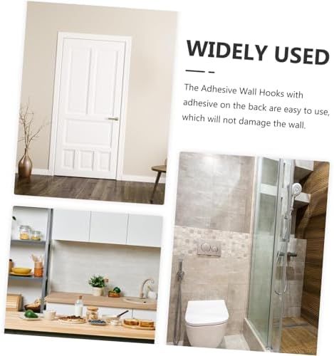 Homoyoyo 4-Piece Adhesive Wall Hook Set
