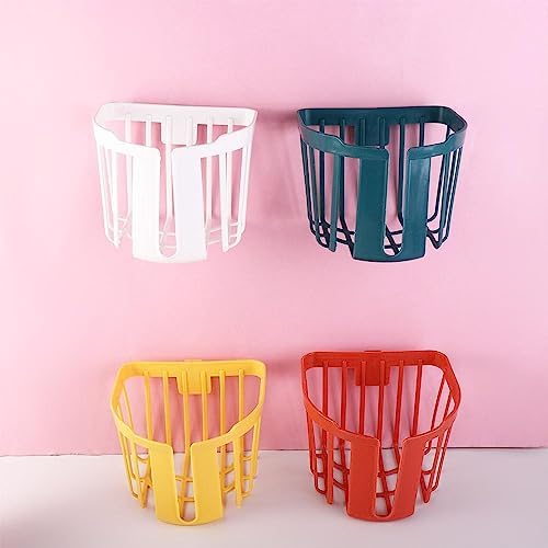 Stylish Wall-Mounted Toilet Paper Holder with Space-Saving Design