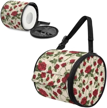 Sturdy Folding Rose Toilet Paper Holder for Cars