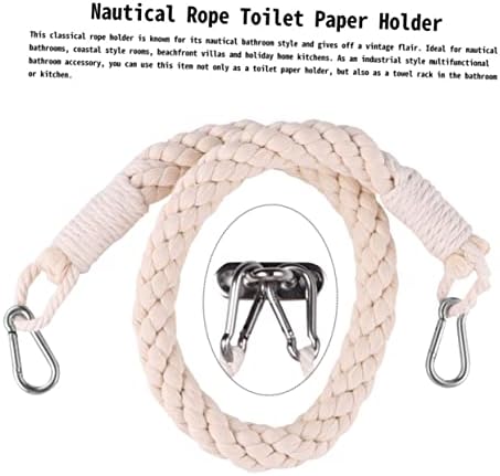 Gadpiparty Rustic Cotton Rope Paper Towel Holder