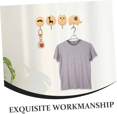 Homoyoyo 4-Piece Adhesive Wall Hook Set