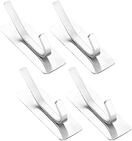 Towel Hooks 304 Stainless Steel Double Wall Hanger Gym