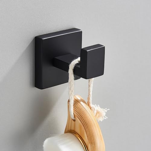 Matte Black Bathroom Hardware Set