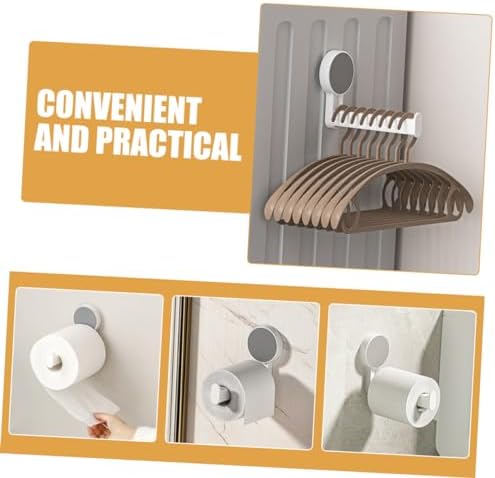 Space-Saving Wall-Mounted Toilet Paper Towel Holder