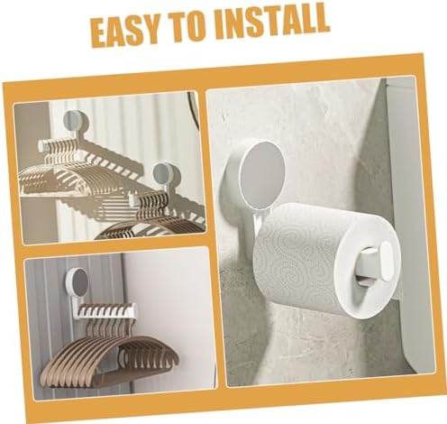 Wall-Mount Toilet Paper Holder Towel Rack for Bathroom Storage