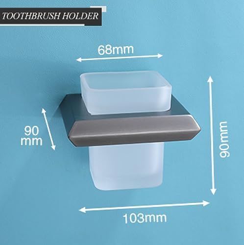 High-Quality Wall-Mounted Towel Paper Holder Mirror-Gray 304 Stainless Steel