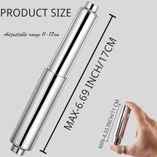 3-Piece Stainless Steel Toilet Paper Holder Set Durable Space-Saving
