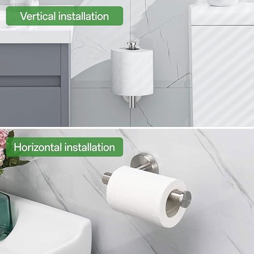 IIUIKOO Wall-Mounted Toilet Paper Holder