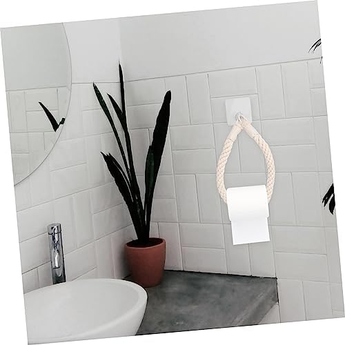 Durable Wall-Mounted Rope Toilet Paper Holder