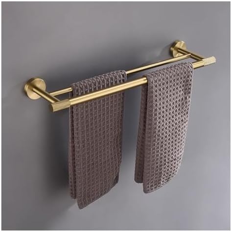 WANGKENSU Gold-Painted Bathroom Towel Bar System
