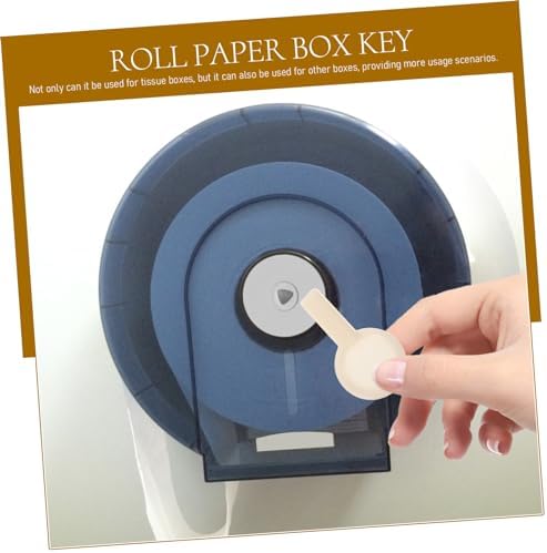 Ergonomic Key Replacement for Toilet Paper Dispenser