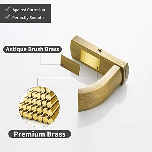 VINTAGE BRASS TIN HOOK 2 pack