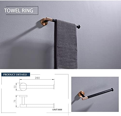 Sturdy Rose Gold Bathroom Hardware Set