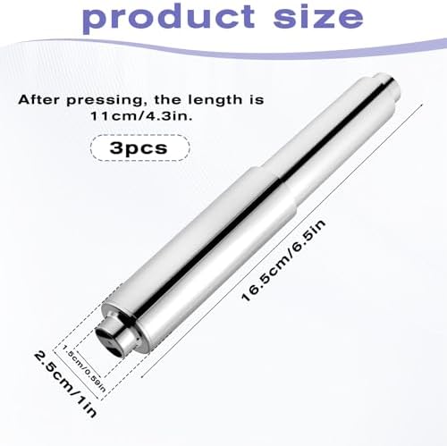 High-Quality 3-Pack Toilet Paper Holder Replacement for Bathroom